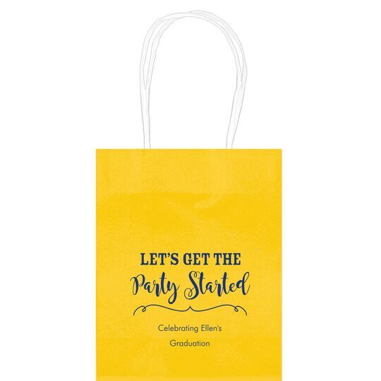 Let's Get the Party Started Mini Twisted Handled Bags